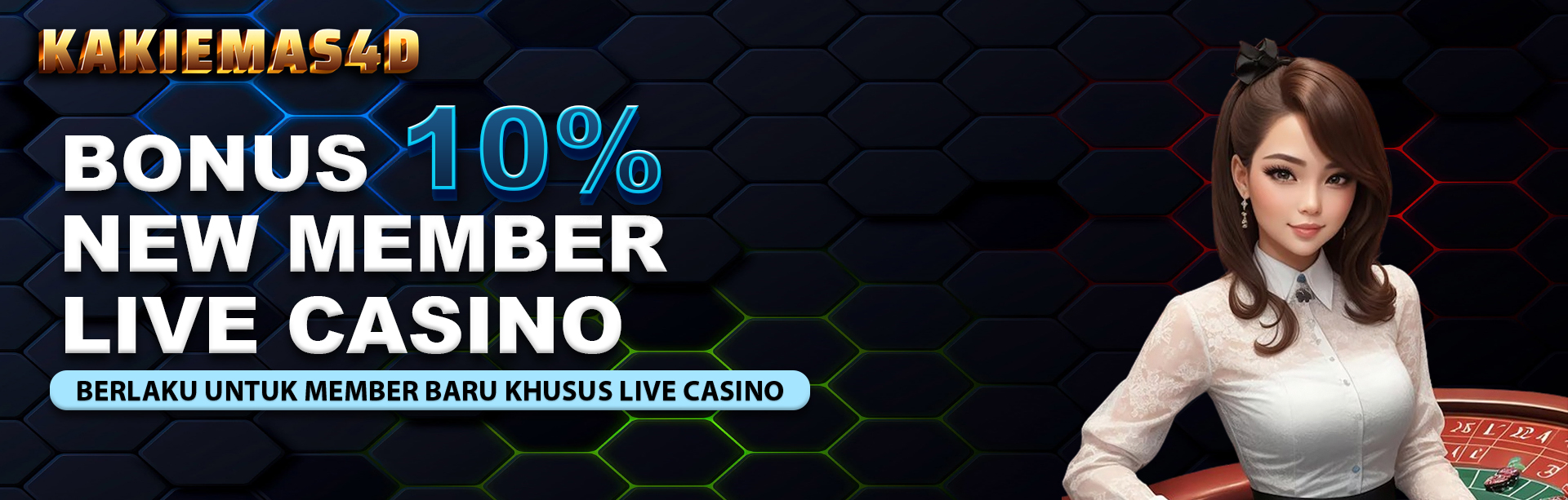 BONUS NEW MEMBER 10% LIVE CASINO