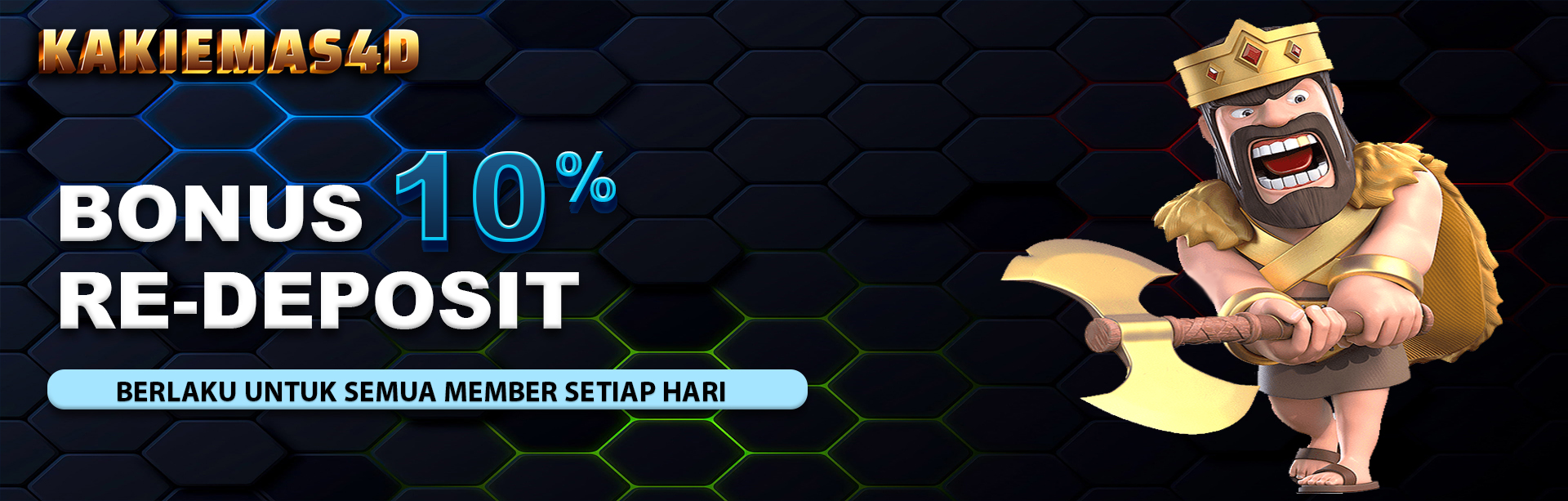 BONUS REDEPO HARIAN 10%