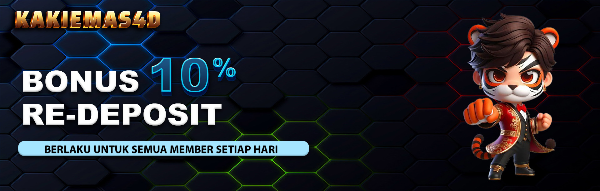 BONUS REDEPO HARIAN 10%