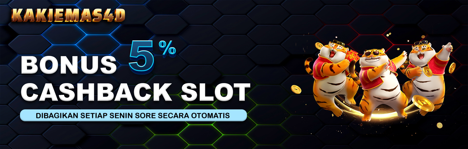 BONUS CASHBACK SLOT 5%