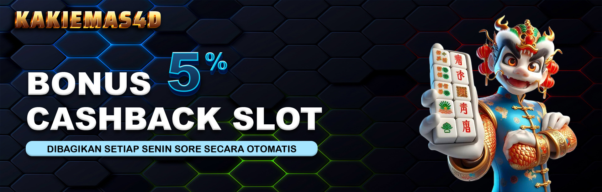 BONUS CASHBACK SLOT 5%