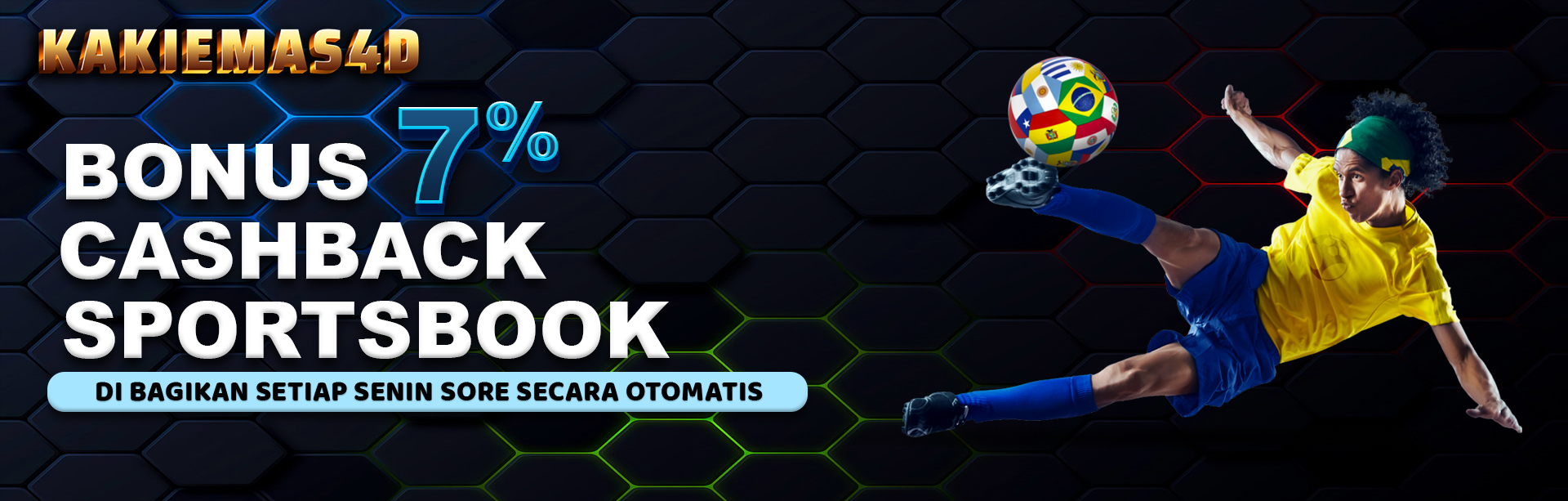 BONUS CASHBACK SPORTBOOK 7%