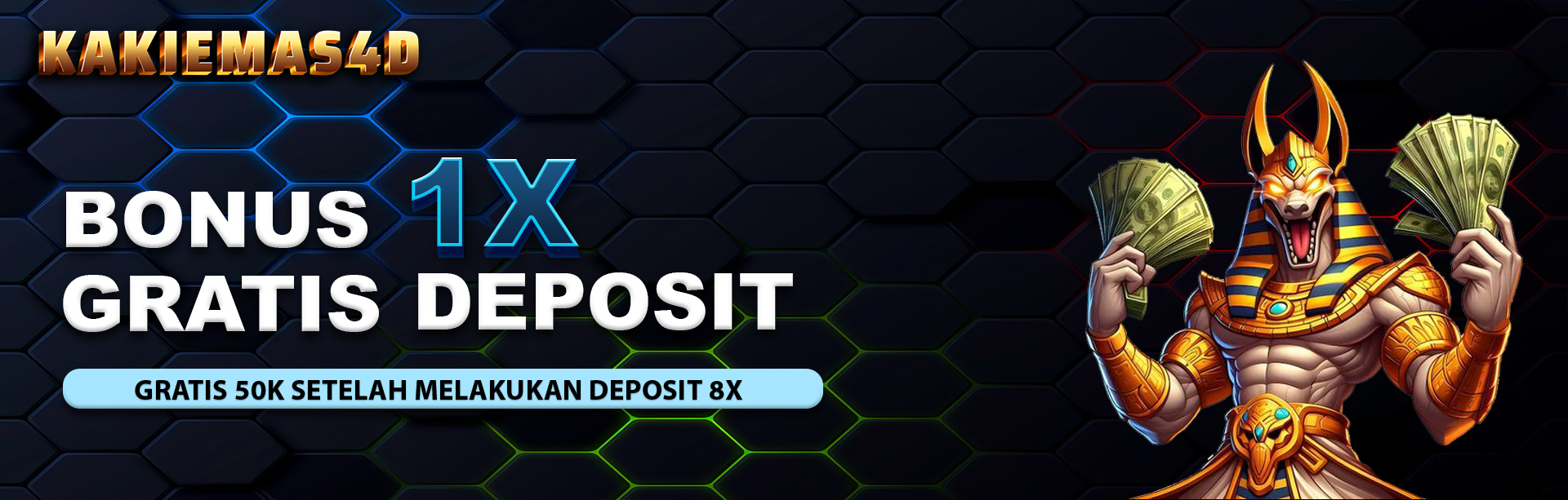 BONUS  DEPO 8X GRATIS 1X